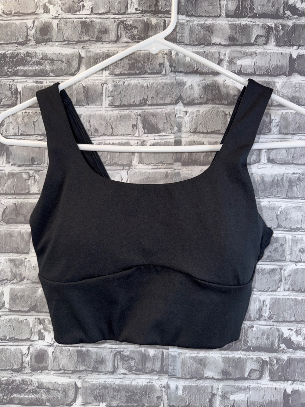 Gymshark Black sports bra with Wide Straps